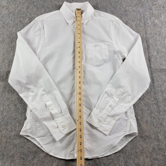 Todd Snyder Summerweight Favorite Button Down Shirt size XS White NWT $148 - Picture 10 of 12